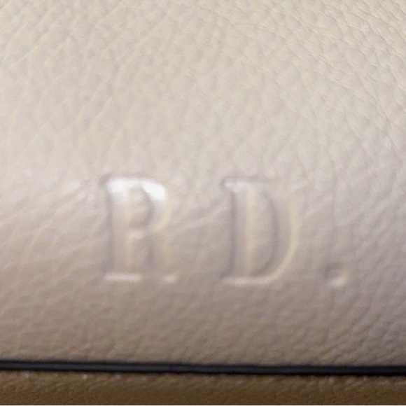 Rae Dunn Cream Satchel with Turnlock Closure - Picture 2 of 6